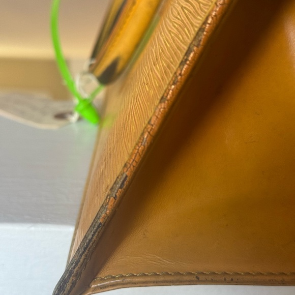 AUTHENTIC LOUIS VUITTON- SAC D'ÉPAULE LEATHER HANDBAG - Picture 12 of 14